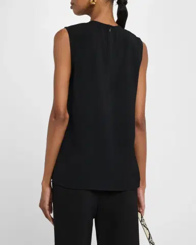 Toteme Sleeveless Woven Stripe Top | Thumbnail 3