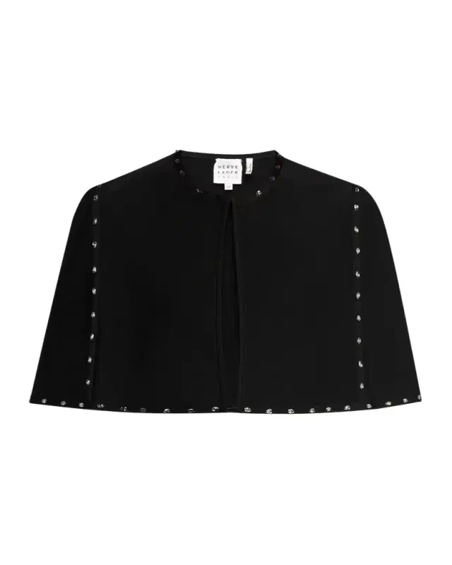 Herve Leger The Juliette Embellished Cape