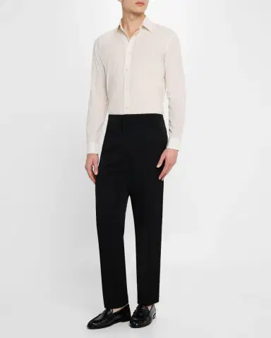 Saint Laurent Men's Slim Grain de Poudre Pants | Thumbnail 2 Saint Laurent Men's Slim Grain de Poudre Pants | Thumbnail 2