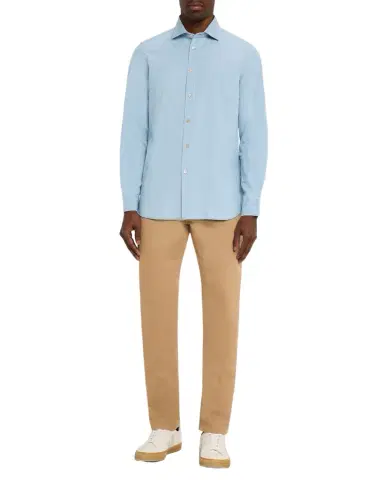 Boglioli Men 's Denim Button-Down Shirt | Thumbnail 1