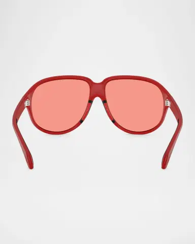 Moncler Men's ME8001 Aviator Sunglasses | Thumbnail 4 Moncler Men's ME8001 Aviator Sunglasses | Thumbnail 4