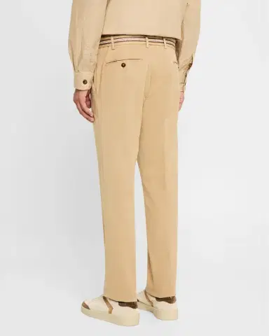 Canali Men's Straight Fit Flat-Front Pants | Thumbnail 2 Canali Men's Straight Fit Flat-Front Pants | Thumbnail 2