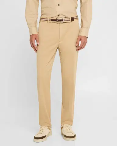 Canali Men's Straight Fit Flat-Front Pants | Thumbnail 3 Canali Men's Straight Fit Flat-Front Pants | Thumbnail 3