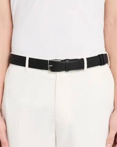 dunhill Men's Grained Leather Belt | Thumbnail 2