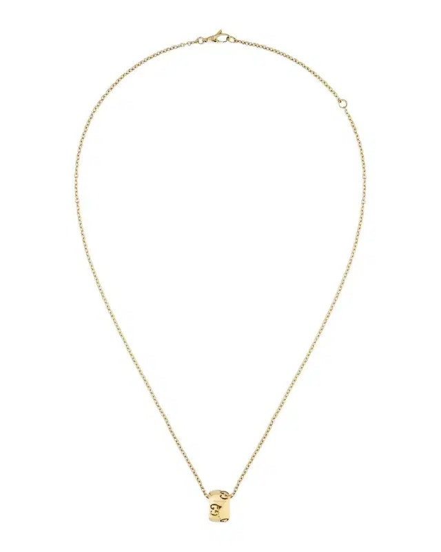 Icon 18K Yellow Gold GG Necklace