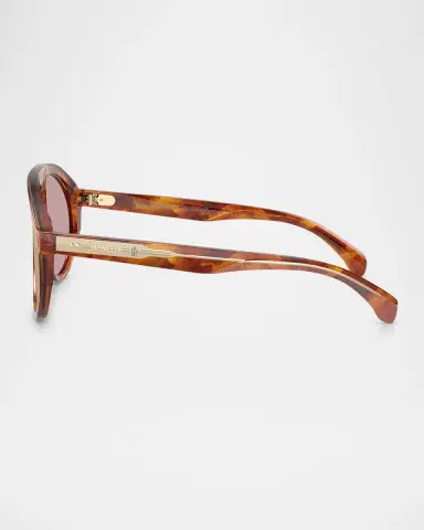 Moncler Men's ME6001 Aviator Sunglasses | Thumbnail 2 Moncler Men's ME6001 Aviator Sunglasses | Thumbnail 2