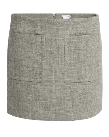 Bottega Veneta Structured Melange Mini Skirt | Thumbnail 1