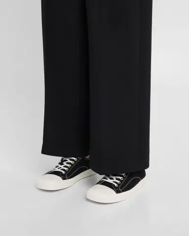MOSCHINO Men's Canvas Low-Top Sneakers | Thumbnail 2 MOSCHINO Men's Canvas Low-Top Sneakers | Thumbnail 2