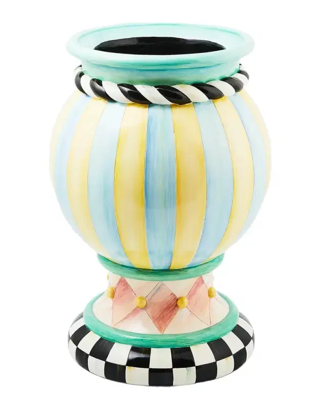 Rosy Meadow Medium Urn, 22"