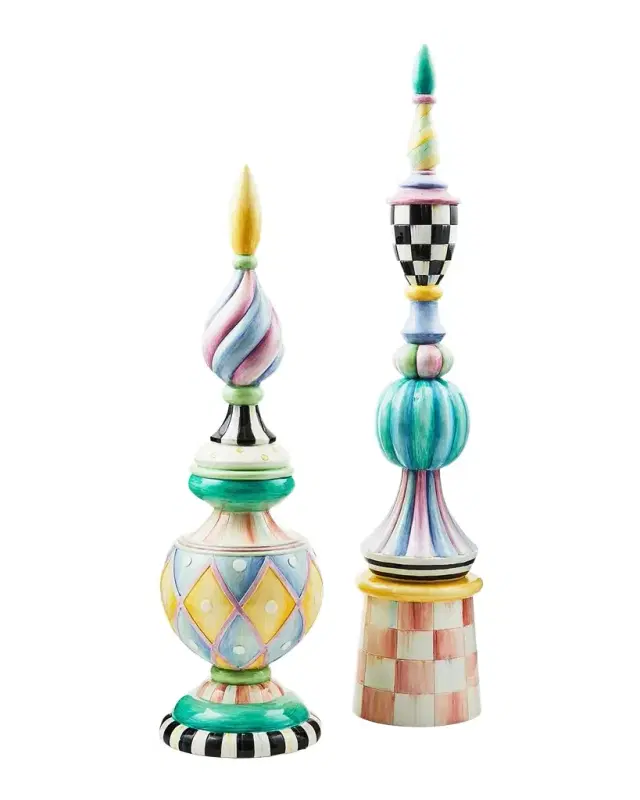 Rosy Meadow Short Finial