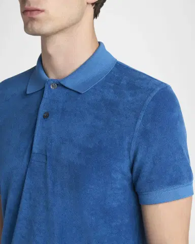 Tom Ford Men's Cotton Terry Polo Shirt | Thumbnail 5