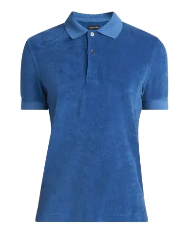 Tom Ford Men's Cotton Terry Polo Shirt | Thumbnail 1
