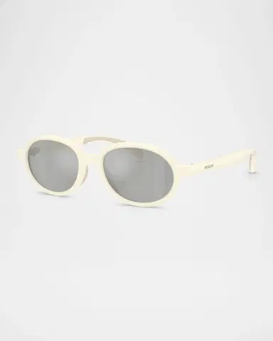 Moncler ME8006 Oval Sunglasses | Thumbnail 3
