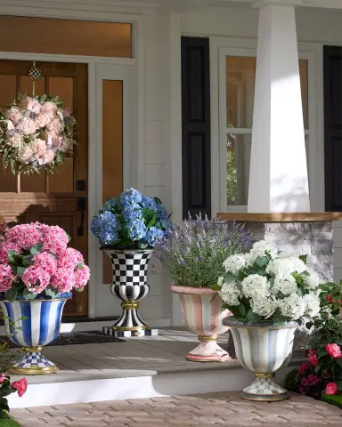 MacKenzie-Childs White Hydrangea Urn Filler | Thumbnail 3