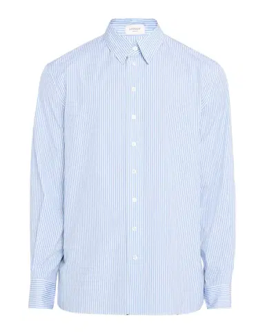 Saint Laurent Men 's Relaxed-Fit Cotton Stripe Sport Shirt | Thumbnail 1