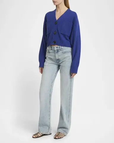Proenza Schouler Ryman Light-Wash Denim Straight-Leg Jeans | Thumbnail 2