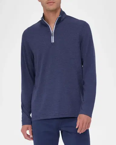 Bugatchi Men's Knit Quarter-Zip Sweater | Thumbnail 4 Bugatchi Men's Knit Quarter-Zip Sweater | Thumbnail 4
