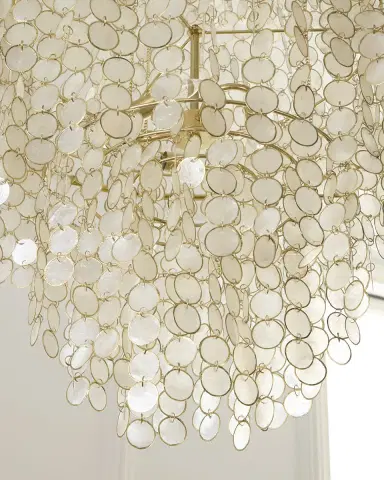 Neiman Marcus Alexandra 36" 4-Light Medium Chandelier | Thumbnail 4 Neiman Marcus Alexandra 36" 4-Light Medium Chandelier | Thumbnail 4