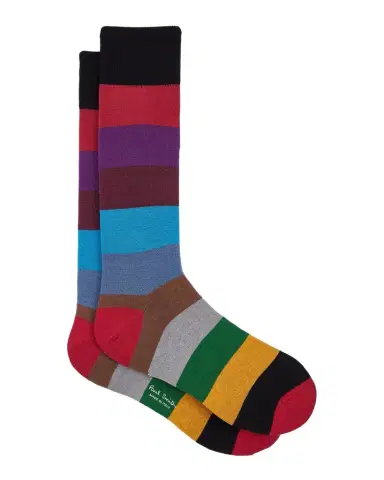Paul Smith Men's Jonathan Bold Stripe Crew Socks | Thumbnail 1