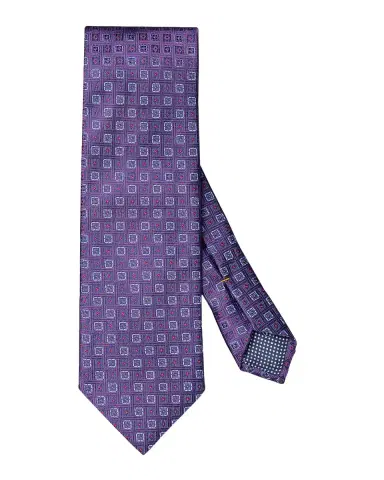 Eton Men's Geometric Woven Silk Tie | Thumbnail 3 Eton Men's Geometric Woven Silk Tie | Thumbnail 3