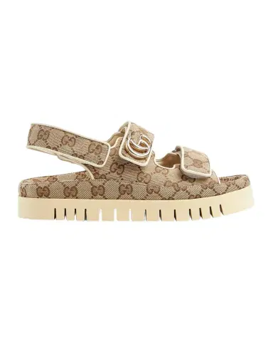 Gucci Marmont GG Double Strap Sandals | Thumbnail 1 Gucci Marmont GG Double Strap Sandals | Thumbnail 1