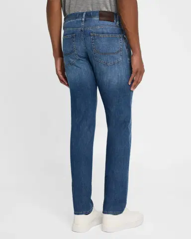 Brioni Men's Light-Wash Denim Jeans | Thumbnail 3