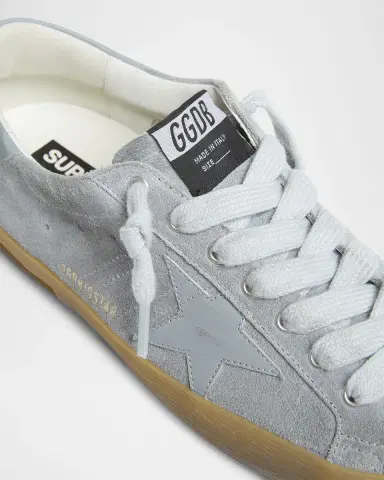 Golden Goose Men's Super-Star Suede Low-Top Sneakers | Thumbnail 5 Golden Goose Men's Super-Star Suede Low-Top Sneakers | Thumbnail 5