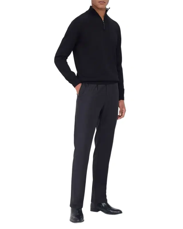 Men 's Wool Quarter-Zip Sweater