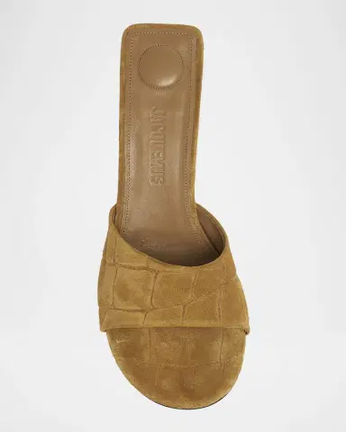 Jacquemus Les Mules Cubisto Leather Slide Sandals | Thumbnail 5 Jacquemus Les Mules Cubisto Leather Slide Sandals | Thumbnail 5