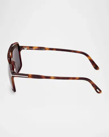 Tom Ford Men's Kemp Acetate Square Sunglasses | Thumbnail 4
