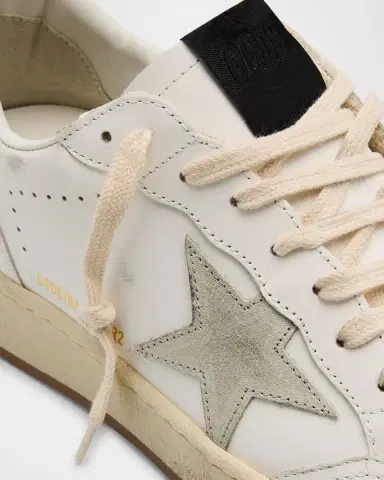 Golden Goose Men's Ball Star 2 Leather Low-Top Sneakers | Thumbnail 5 Golden Goose Men's Ball Star 2 Leather Low-Top Sneakers | Thumbnail 5