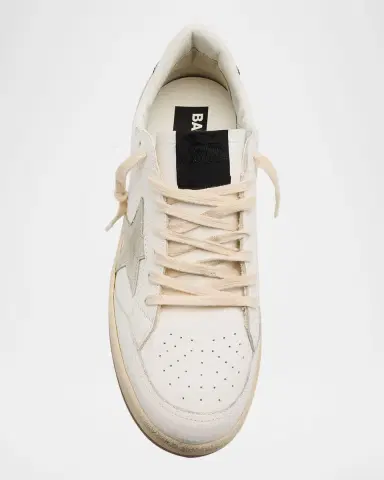Golden Goose Men's Ball Star 2 Leather Low-Top Sneakers | Thumbnail 6 Golden Goose Men's Ball Star 2 Leather Low-Top Sneakers | Thumbnail 6