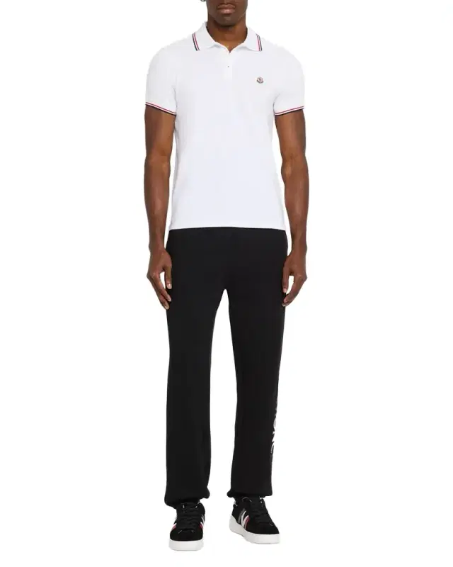 Men 's Striped-Trim Polo Shirt