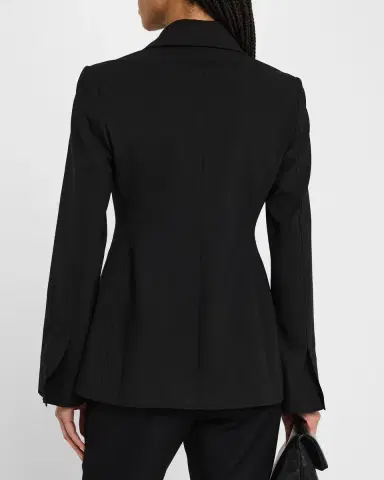 Co Double-Breasted Fitted Blazer | Thumbnail 3