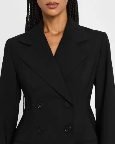 Co Double-Breasted Fitted Blazer | Thumbnail 5