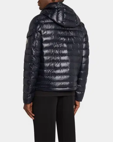 Moncler Men's Lauros Quilted Hooded Down Jacket | Thumbnail 3