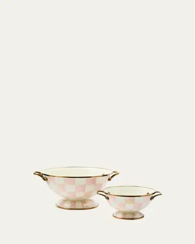 MacKenzie-Childs Rosy Check Almost Everything Bowl | Thumbnail 2 MacKenzie-Childs Rosy Check Almost Everything Bowl | Thumbnail 2