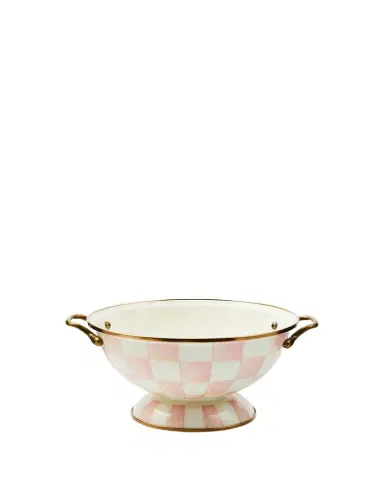 MacKenzie-Childs Rosy Check Almost Everything Bowl | Thumbnail 1 MacKenzie-Childs Rosy Check Almost Everything Bowl | Thumbnail 1