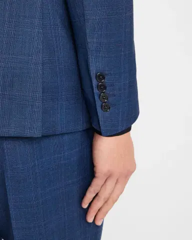 Emporio Armani Men's Micro-Plaid Wool-Blend Suit | Thumbnail 9 Emporio Armani Men's Micro-Plaid Wool-Blend Suit | Thumbnail 9