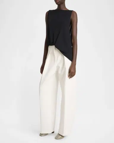 Jacquemus Peplo Cutout Asymmetric Tank Top | Thumbnail 2