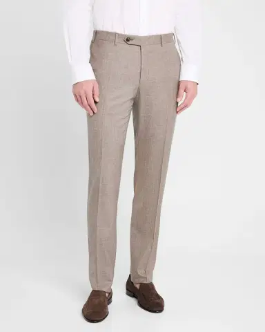 Canali Men's Melange Wool Dress Pants | Thumbnail 3 Canali Men's Melange Wool Dress Pants | Thumbnail 3