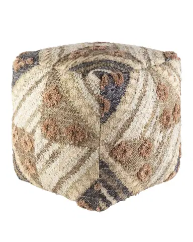 Surya Luanda Handwoven Pouf | Thumbnail 1 Surya Luanda Handwoven Pouf | Thumbnail 1