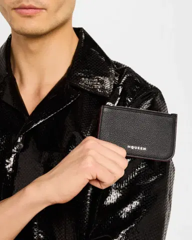 Alexander McQueen Men's Sling Zip Card Holder | Thumbnail 2
