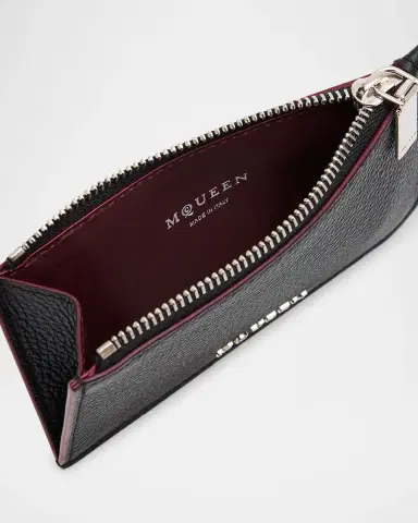 Alexander McQueen Men's Sling Zip Card Holder | Thumbnail 3