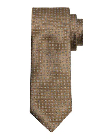 Canali Men's Oval Patterned Tie | Thumbnail 1