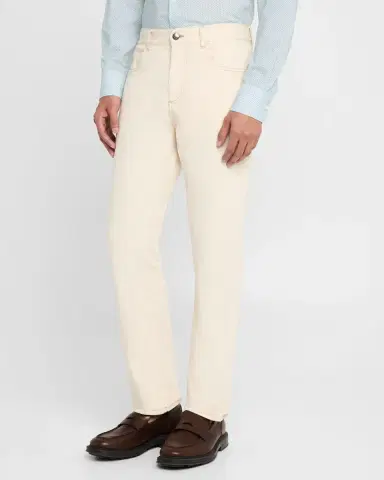 Canali Men's Denim Five-Pocket Pants | Thumbnail 3