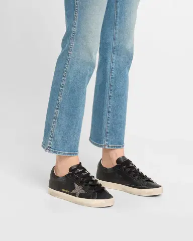 Golden Goose Super-Star Swarovski Leather Low-Top Sneakers | Thumbnail 2 Golden Goose Super-Star Swarovski Leather Low-Top Sneakers | Thumbnail 2