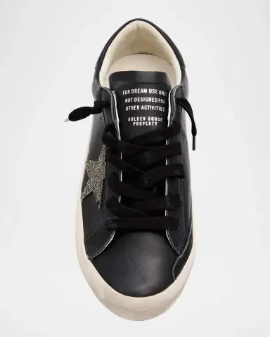 Golden Goose Super-Star Swarovski Leather Low-Top Sneakers | Thumbnail 5 Golden Goose Super-Star Swarovski Leather Low-Top Sneakers | Thumbnail 5
