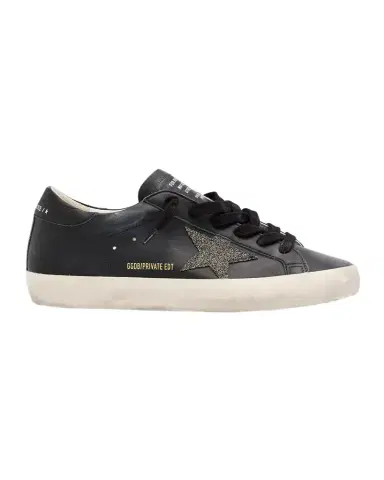 Golden Goose Super-Star Swarovski Leather Low-Top Sneakers | Thumbnail 1 Golden Goose Super-Star Swarovski Leather Low-Top Sneakers | Thumbnail 1
