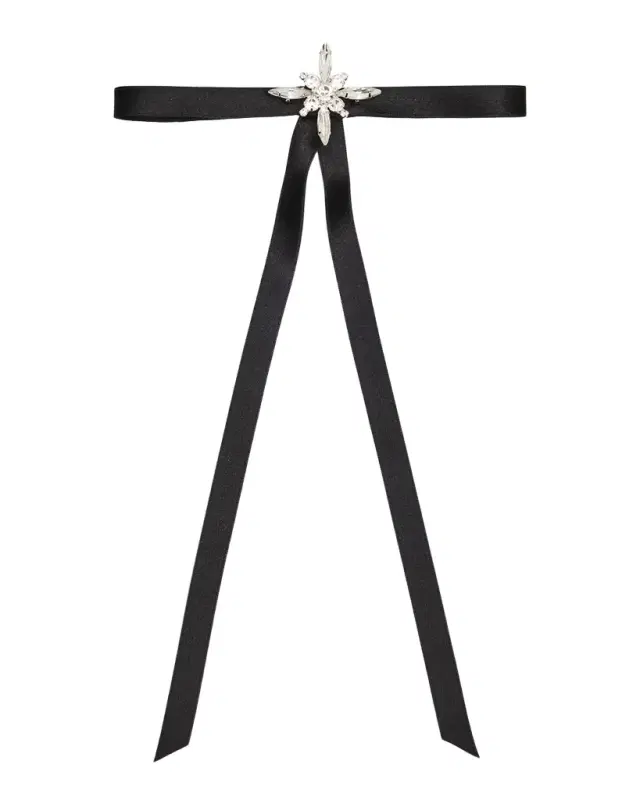 Lelet Ny Avril Crystal Satin Skinny Bow
